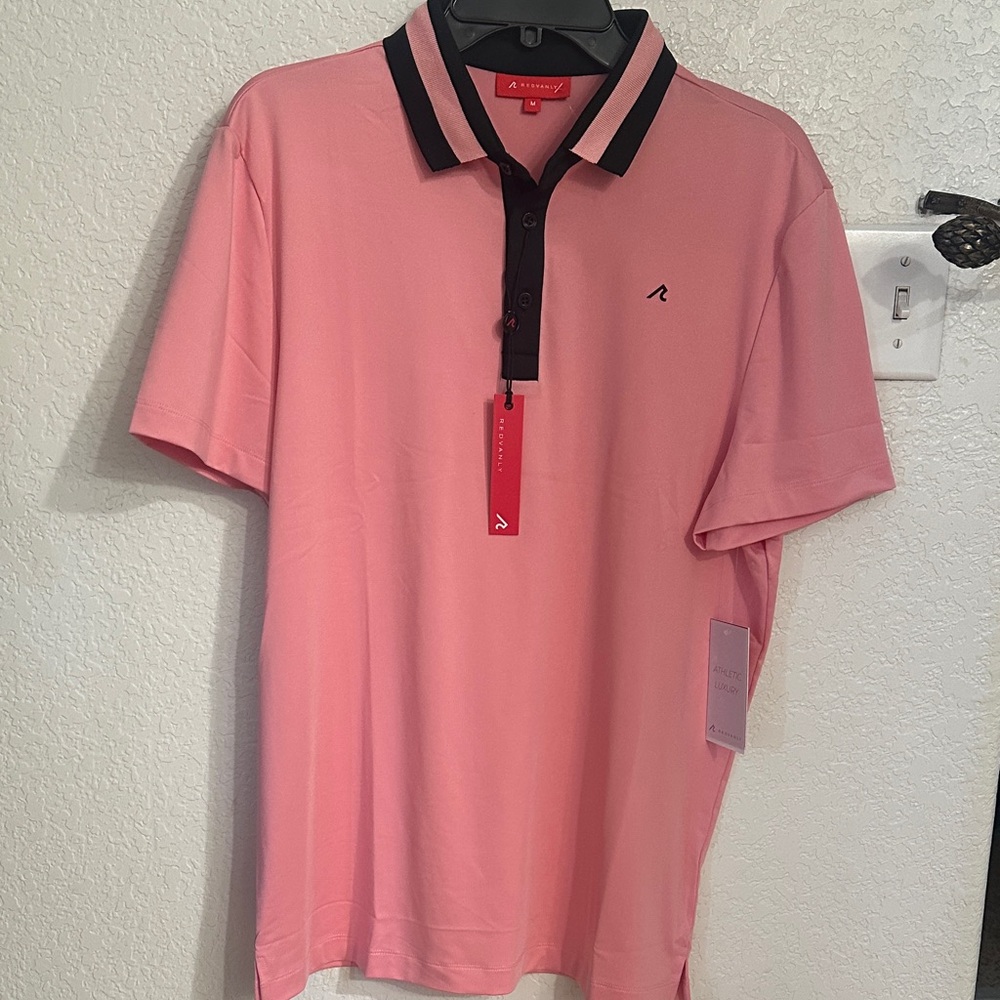 Pink Redvanly Polo Golf Shirt